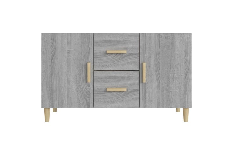 beBasic skænk 100x36x60 cm konstrueret træ grå sonoma-eg - GrÃ¥ - Opbevaring - Opbevaringsmøbler - Skænke & sideboards