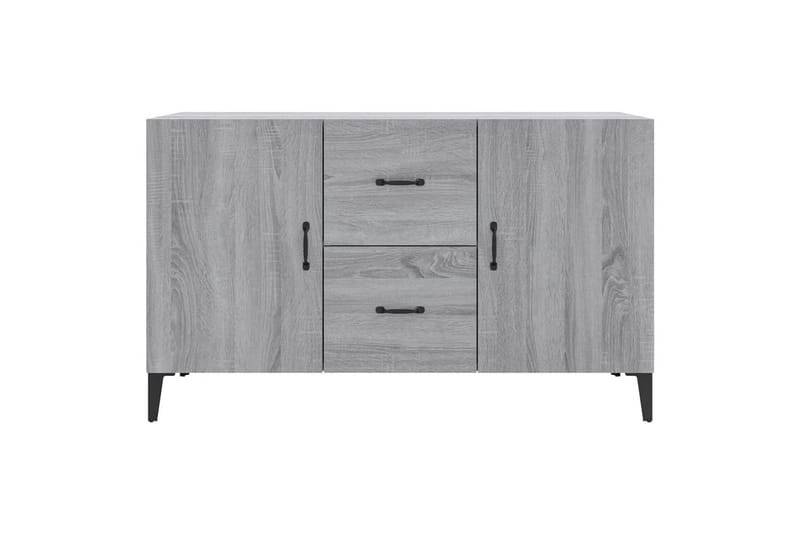 beBasic skænk 100x36x60 cm konstrueret træ grå sonoma-eg - GrÃ¥ - Opbevaring - Opbevaringsmøbler - Skænke & sideboards