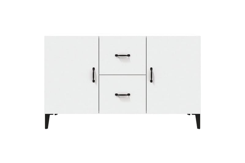 beBasic skænk 100x36x60 cm konstrueret træ hvid - Hvid - Opbevaring - Opbevaringsmøbler - Skænke & sideboards