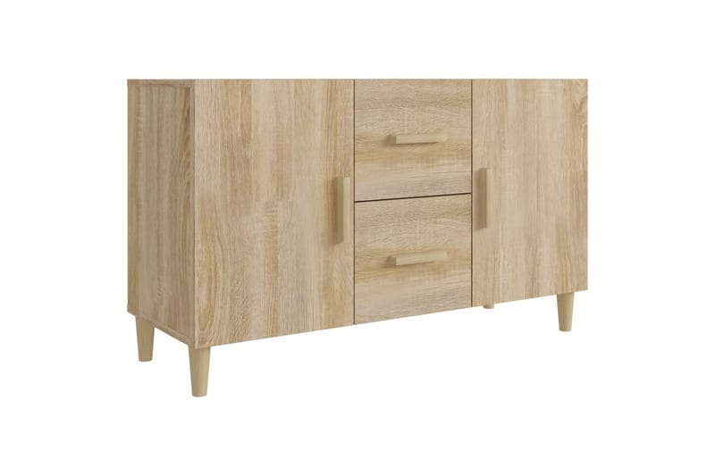 beBasic skænk 100x36x60 cm konstrueret træ sonoma-eg - Brun - Opbevaring - Opbevaringsmøbler - Skænke & sideboards