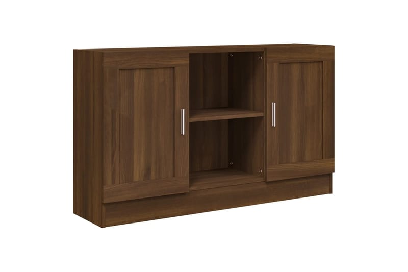 beBasic skænk 120x30,5x70 cm konstrueret træ brun egetræsfarve - Brun - Opbevaring - Opbevaringsmøbler - Skænke & sideboards