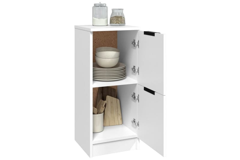 beBasic skænk 30x30x70 cm konstrueret træ hvid - Hvid - Opbevaring - Opbevaringsmøbler - Skænke & sideboards