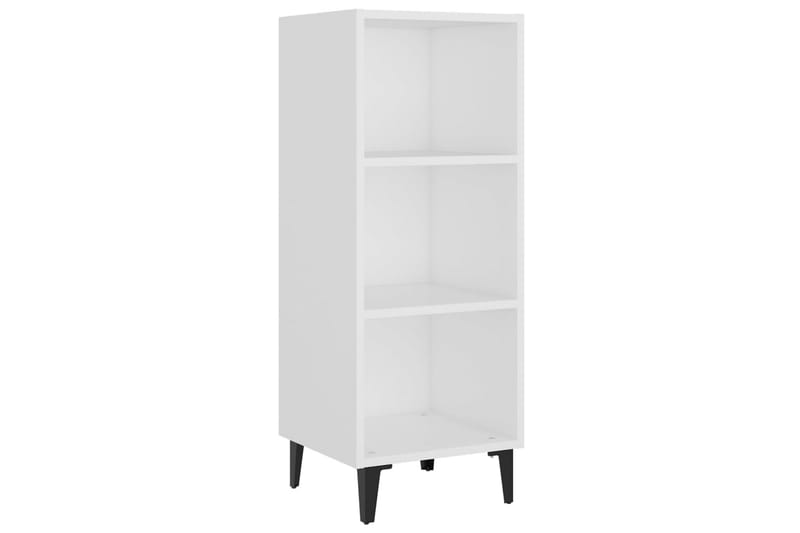 beBasic skænk 34,5x32,5x90 cm konstrueret træ hvid - Hvid - Opbevaring - Opbevaringsmøbler - Skænke & sideboards