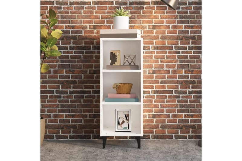 beBasic skænk 34,5x32,5x90 cm konstrueret træ hvid - Hvid - Opbevaring - Opbevaringsmøbler - Skænke & sideboards