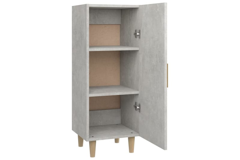 beBasic skænk 34,5x34x90 cm konstrueret træ betongrå - GrÃ¥ - Opbevaring - Opbevaringsmøbler - Skænke & sideboards