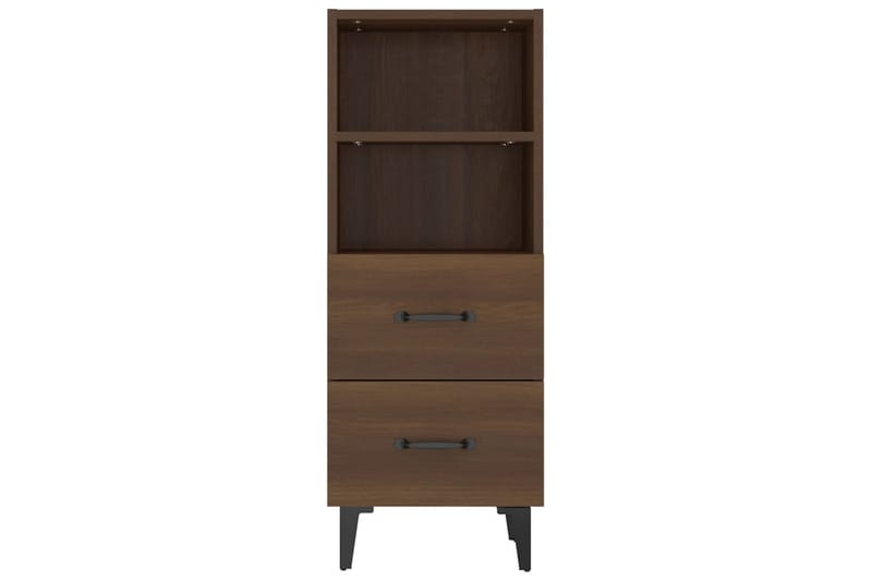 beBasic skænk 34,5x34x90 cm konstrueret træ brun egetræsfarve - Brun - Opbevaring - Opbevaringsmøbler - Skænke & sideboards