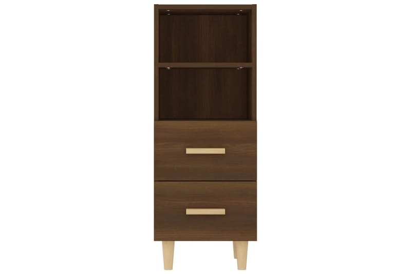 beBasic skænk 34,5x34x90 cm konstrueret træ brun egetræsfarve - Brun - Opbevaring - Opbevaringsmøbler - Skænke & sideboards