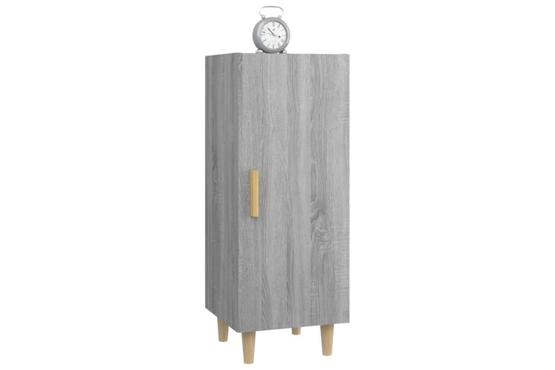 beBasic skænk 34,5x34x90 cm konstrueret træ grå sonoma-eg - GrÃ¥ - Opbevaring - Opbevaringsmøbler - Skænke & sideboards