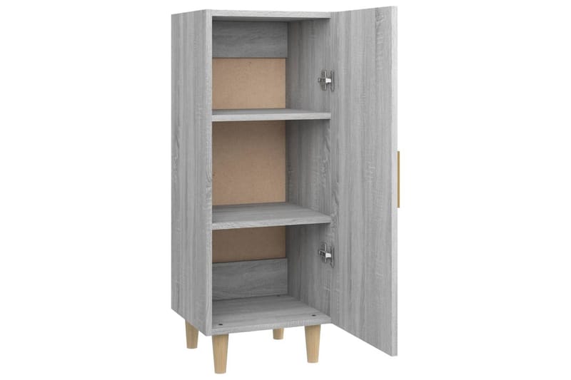 beBasic skænk 34,5x34x90 cm konstrueret træ grå sonoma-eg - GrÃ¥ - Opbevaring - Opbevaringsmøbler - Skænke & sideboards