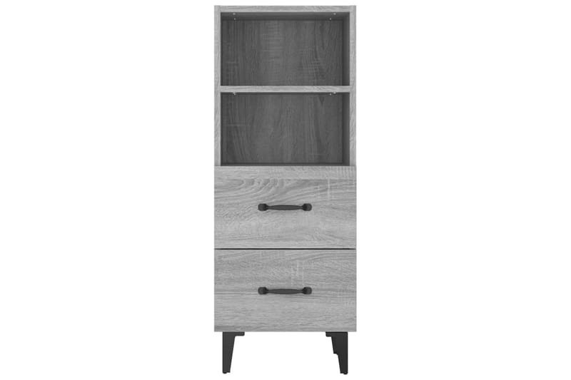 beBasic skænk 34,5x34x90 cm konstrueret træ grå sonoma-eg - GrÃ¥ - Opbevaring - Opbevaringsmøbler - Skænke & sideboards