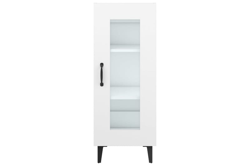 beBasic skænk 34,5x34x90 cm konstrueret træ hvid - Hvid - Opbevaring - Opbevaringsmøbler - Skænke & sideboards