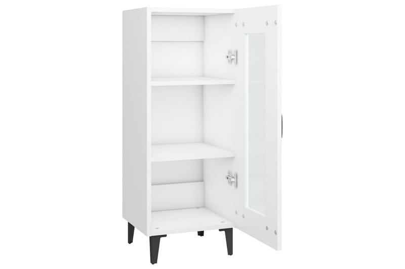 beBasic skænk 34,5x34x90 cm konstrueret træ hvid - Hvid - Opbevaring - Opbevaringsmøbler - Skænke & sideboards