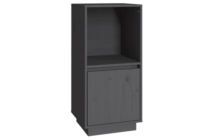 beBasic skænk 38x35x80 cm massivt fyrretræ grå - GrÃ¥ - Opbevaring - Opbevaringsmøbler - Skænke & sideboards