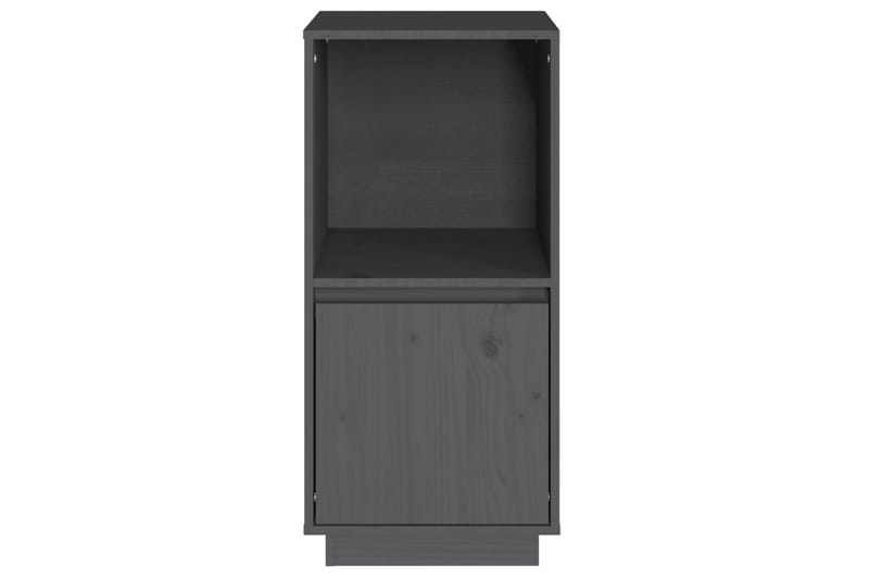 beBasic skænk 38x35x80 cm massivt fyrretræ grå - GrÃ¥ - Opbevaring - Opbevaringsmøbler - Skænke & sideboards