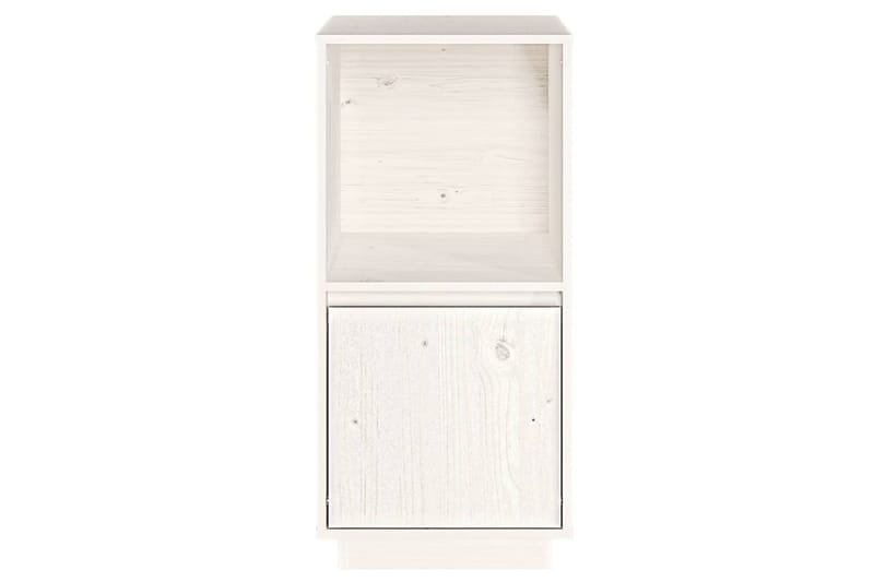 beBasic skænk 38x35x80 cm massivt fyrretræ hvid - Hvid - Opbevaring - Opbevaringsmøbler - Skænke & sideboards