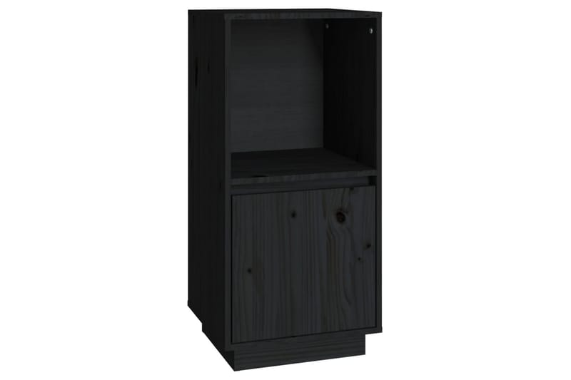 beBasic skænk 38x35x80 cm massivt fyrretræ sort - Sort - Opbevaring - Opbevaringsmøbler - Skænke & sideboards