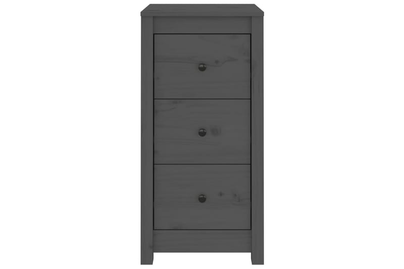 beBasic skænk 40x35x80 cm massivt fyrretræ grå - GrÃ¥ - Opbevaring - Opbevaringsmøbler - Skænke & sideboards