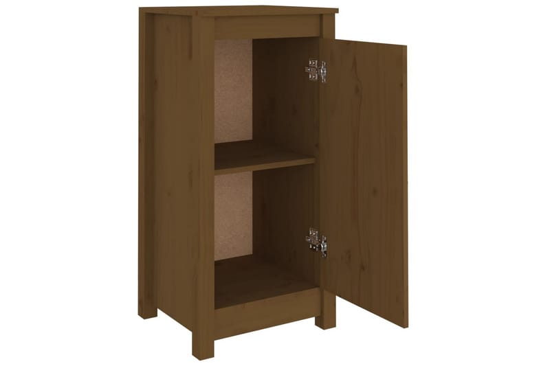 beBasic skænk 40x35x80 cm massivt fyrretræ gyldenbrun - Brun - Opbevaring - Opbevaringsmøbler - Skænke & sideboards