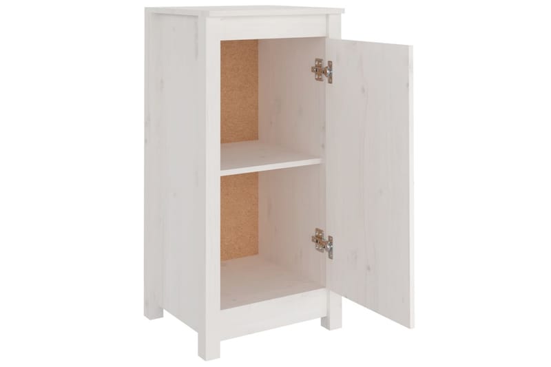 beBasic skænk 40x35x80 cm massivt fyrretræ hvid - Hvid - Opbevaring - Opbevaringsmøbler - Skænke & sideboards