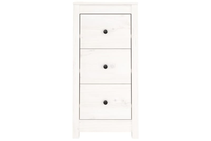 beBasic skænk 40x35x80 cm massivt fyrretræ hvid - Hvid - Opbevaring - Opbevaringsmøbler - Skænke & sideboards