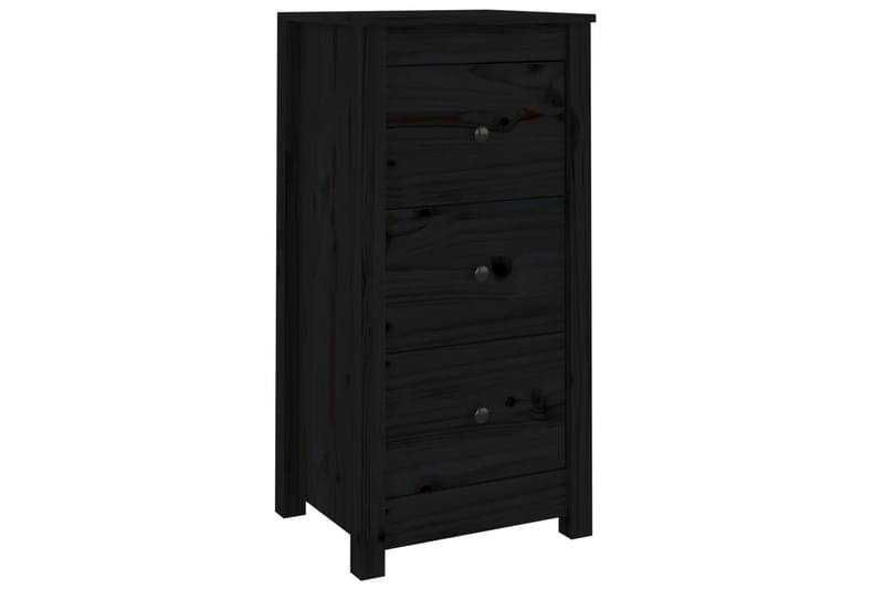 beBasic skænk 40x35x80 cm massivt fyrretræ sort - Sort - Opbevaring - Opbevaringsmøbler - Skænke & sideboards