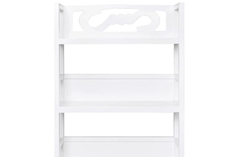 beBasic skænk 46x24x140 cm massivt kejsertræ hvid - Hvid - Opbevaring - Opbevaringsmøbler - Skænke & sideboards