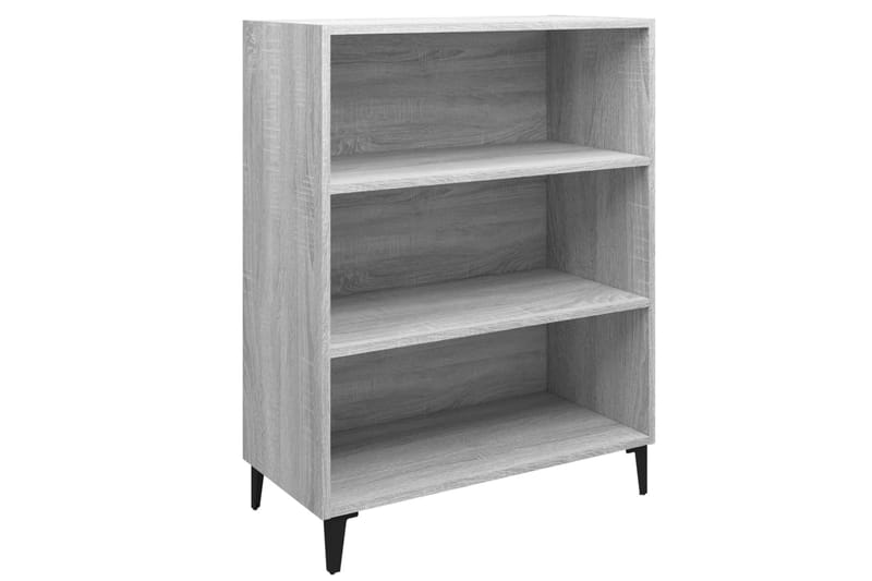 beBasic skænk 69,5x32,5x90 cm konstrueret træ grå sonoma-eg - GrÃ¥ - Opbevaring - Opbevaringsmøbler - Skænke & sideboards