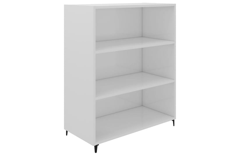 beBasic skænk 69,5x32,5x90 cm konstrueret træ hvid højglans - Hvid - Opbevaring - Opbevaringsmøbler - Skænke & sideboards