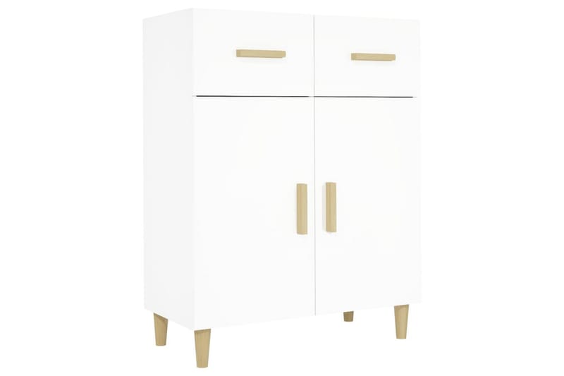 beBasic skænk 69,5x34x89 cm konstrueret træ hvid - Hvid - Opbevaring - Opbevaringsmøbler - Skænke & sideboards