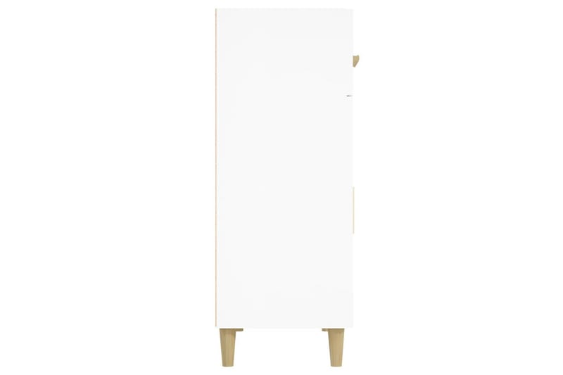 beBasic skænk 69,5x34x89 cm konstrueret træ hvid - Hvid - Opbevaring - Opbevaringsmøbler - Skænke & sideboards