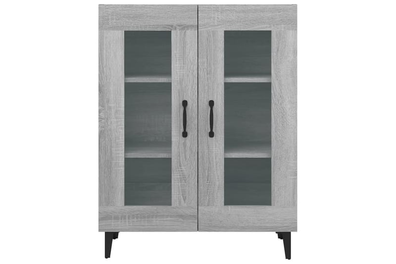 beBasic skænk 69,5x34x90 cm konstrueret træ grå sonoma-eg - GrÃ¥ - Opbevaring - Opbevaringsmøbler - Skænke & sideboards