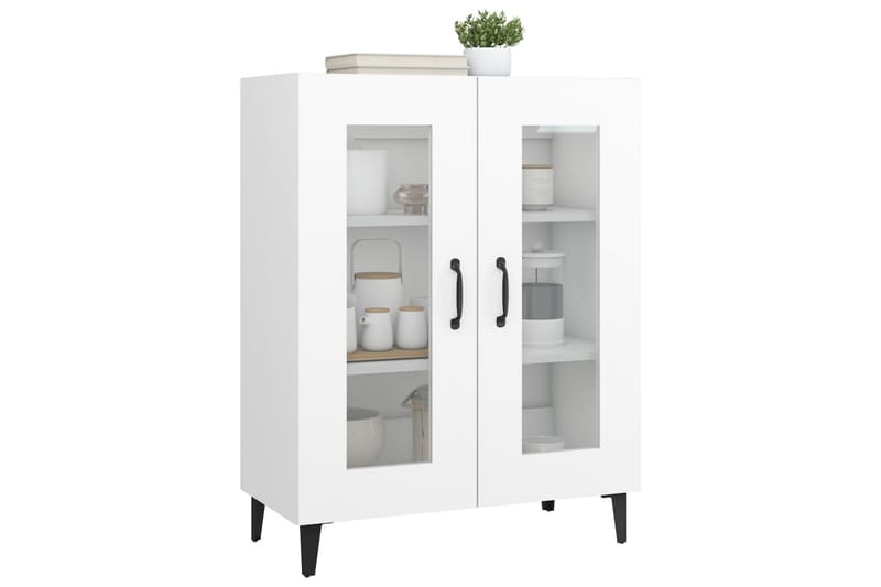 beBasic skænk 69,5x34x90 cm konstrueret træ hvid - Hvid - Opbevaring - Opbevaringsmøbler - Skænke & sideboards