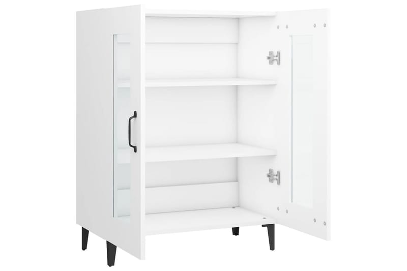 beBasic skænk 69,5x34x90 cm konstrueret træ hvid - Hvid - Opbevaring - Opbevaringsmøbler - Skænke & sideboards