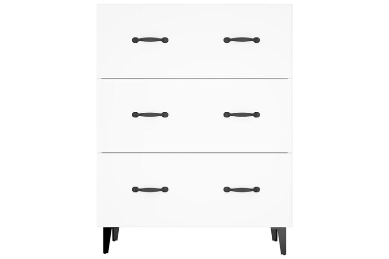 beBasic skænk 69,5x34x90 cm konstrueret træ hvid - Hvid - Opbevaring - Opbevaringsmøbler - Skænke & sideboards