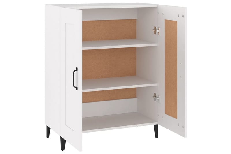 beBasic skænk 69,5x34x90 cm konstrueret træ hvid - Hvid - Opbevaring - Opbevaringsmøbler - Skænke & sideboards