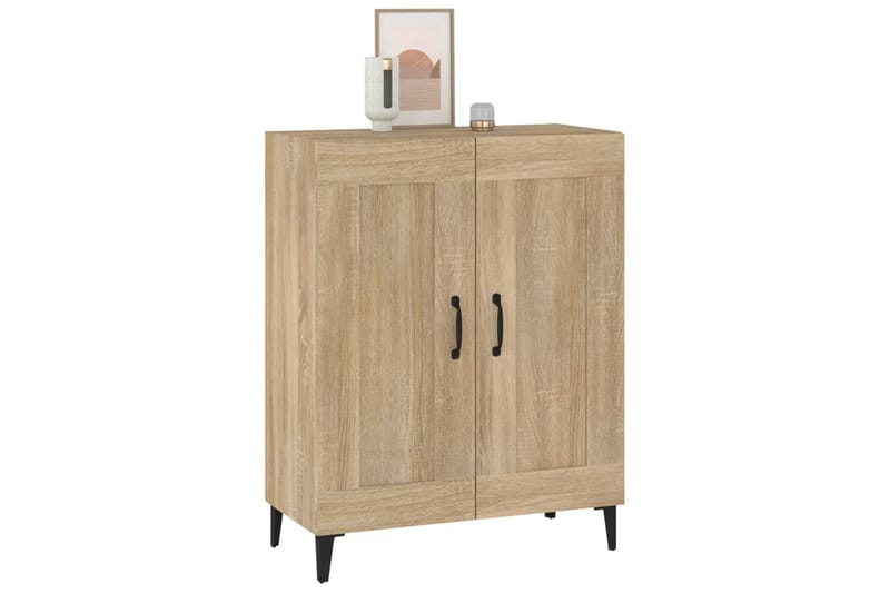 beBasic skænk 69,5x34x90 cm konstrueret træ sonoma-eg - Brun - Opbevaring - Opbevaringsmøbler - Skænke & sideboards