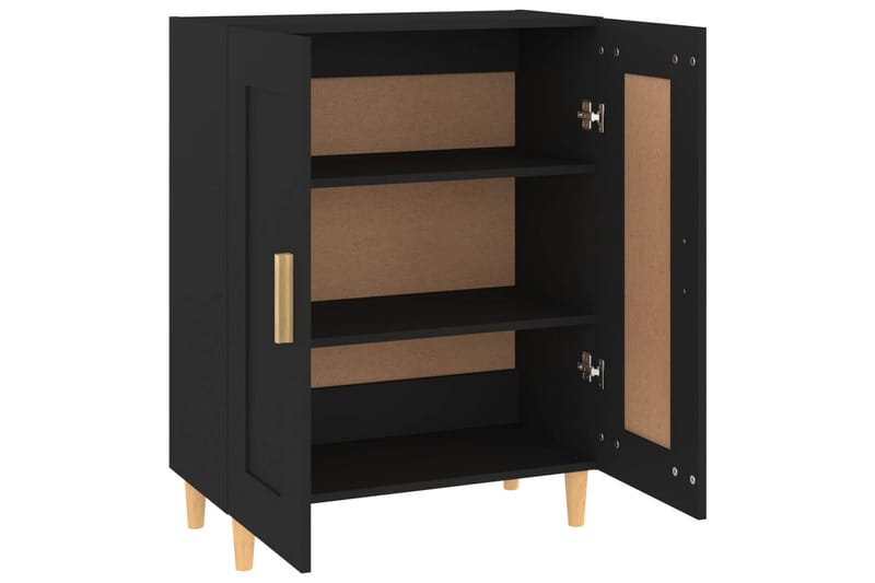 beBasic skænk 69,5x34x90 cm konstrueret træ sort - Sort - Opbevaring - Opbevaringsmøbler - Skænke & sideboards