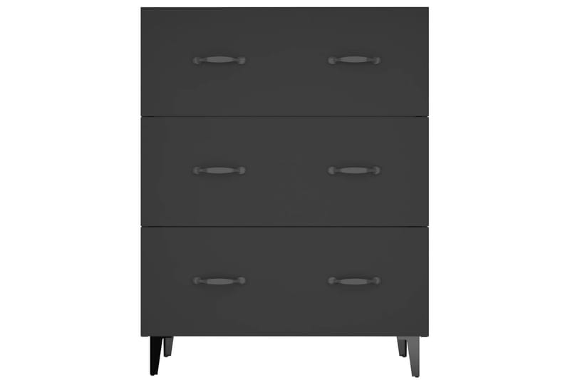 beBasic skænk 69,5x34x90 cm konstrueret træ sort - Sort - Opbevaring - Opbevaringsmøbler - Skænke & sideboards