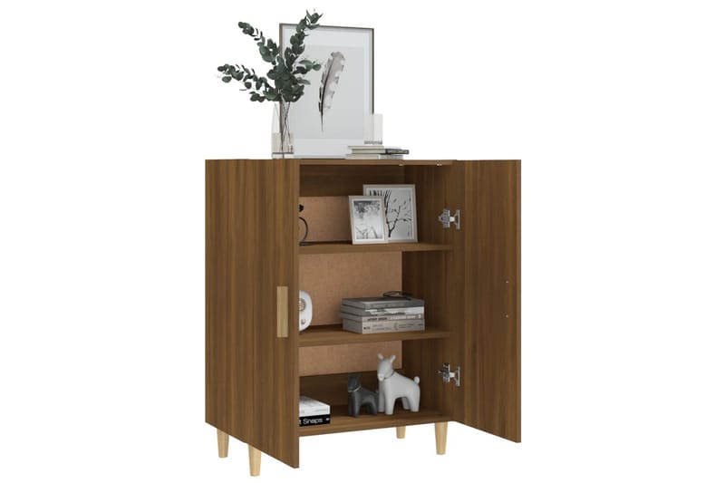 beBasic skænk 70x34x90 cm konstrueret træ brun egetræsfarve - Brun - Opbevaring - Opbevaringsmøbler - Skænke & sideboards