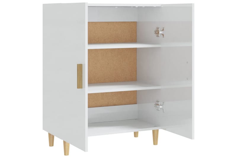 beBasic skænk 70x34x90 cm konstrueret træ hvid højglans - Hvid - Opbevaring - Opbevaringsmøbler - Skænke & sideboards