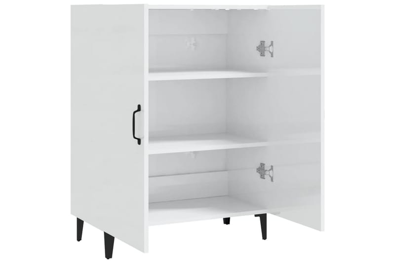 beBasic skænk 70x34x90 cm konstrueret træ hvid højglans - Hvid - Opbevaring - Opbevaringsmøbler - Skænke & sideboards