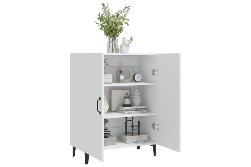 beBasic skænk 70x34x90 cm konstrueret træ hvid - Hvid - Opbevaring - Opbevaringsmøbler - Skænke & sideboards