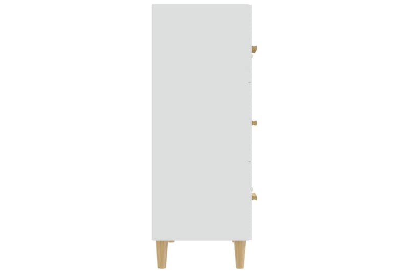 beBasic skænk 70x34x90 cm konstrueret træ hvid - Hvid - Opbevaring - Opbevaringsmøbler - Skænke & sideboards