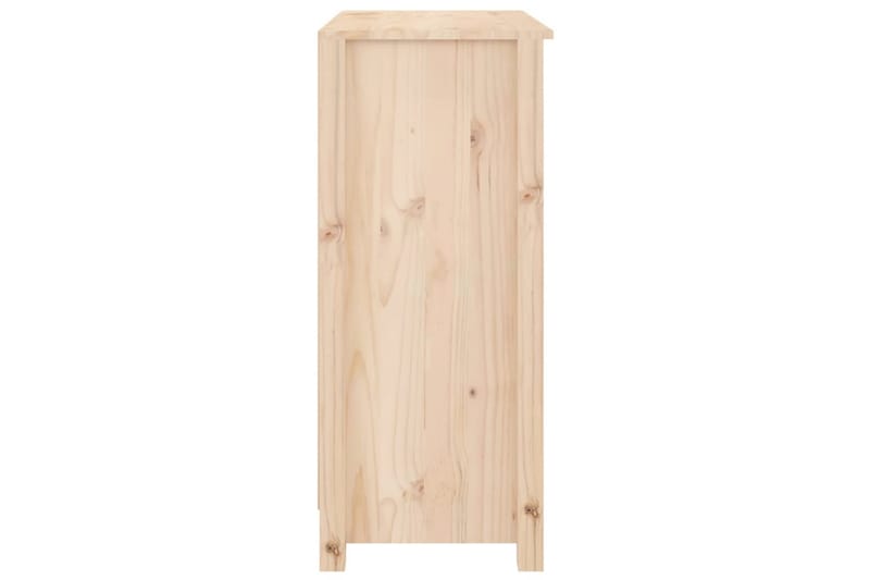 beBasic skænk 70x35x80 cm massivt fyrretræ - Brun - Opbevaring - Opbevaringsmøbler - Skænke & sideboards