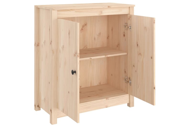 beBasic skænk 70x35x80 cm massivt fyrretræ - Brun - Opbevaring - Opbevaringsmøbler - Skænke & sideboards