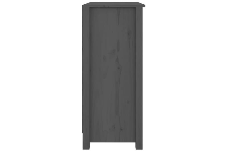 beBasic skænk 70x35x80 cm massivt fyrretræ grå - GrÃ¥ - Opbevaring - Opbevaringsmøbler - Skænke & sideboards