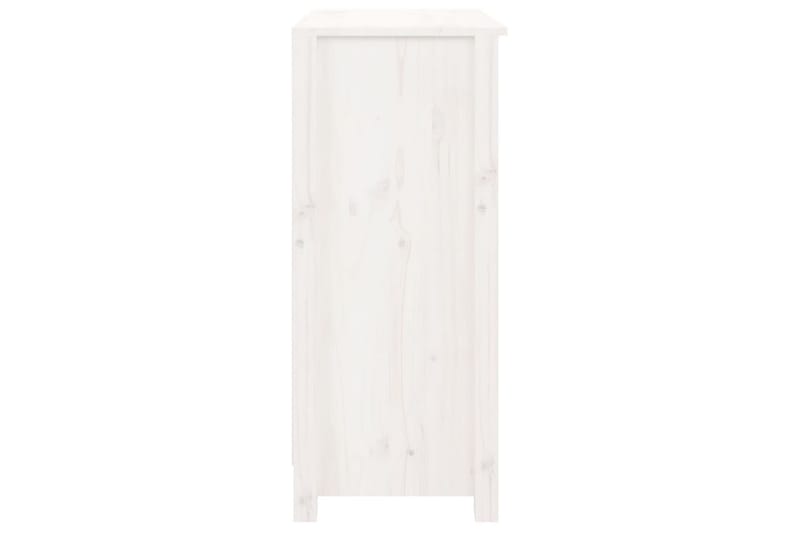 beBasic skænk 70x35x80 cm massivt fyrretræ hvid - Hvid - Opbevaring - Opbevaringsmøbler - Skænke & sideboards