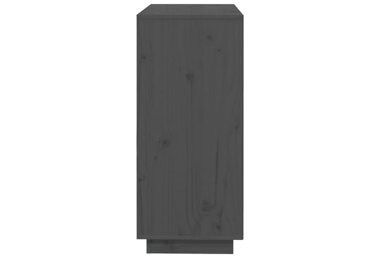 beBasic skænk 74x35x80 cm massivt fyrretræ grå - GrÃ¥ - Opbevaring - Opbevaringsmøbler - Skænke & sideboards