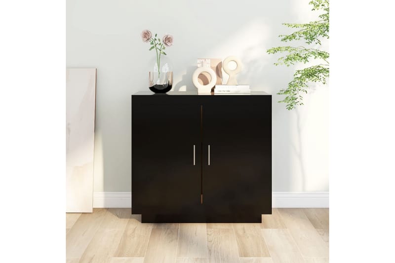 beBasic skænk 80x40x75 cm konstrueret træ sort - Sort - Opbevaring - Opbevaringsmøbler - Skænke & sideboards