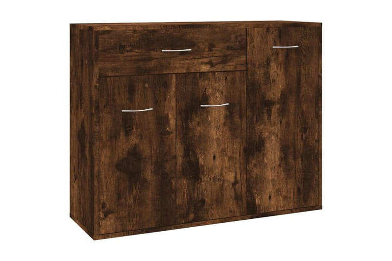 beBasic skænk 88x30x70 cm konstrueret træ røget egetræsfarve - Brun - Opbevaring - Opbevaringsmøbler - Skænke & sideboards